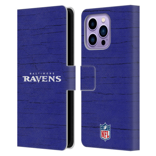 NFL Baltimore Ravens Logo Distressed Look Leather Book Wallet Case Cover For Apple iPhone 14 Pro Max NFL Baltimore Ravens Logo Distressed Look Leather Book Wallet Case Cover For Apple iPhone 14 Pro Max