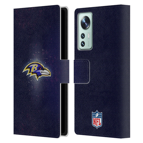 NFL Baltimore Ravens Artwork LED Leather Book Wallet Case Cover For Xiaomi 12