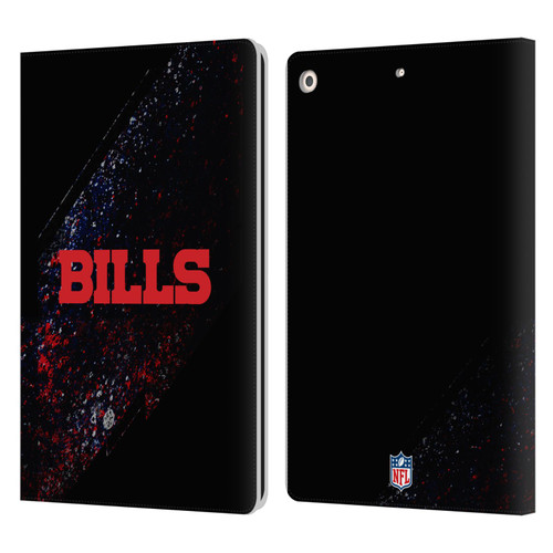 NFL Buffalo Bills Logo Blur Leather Book Wallet Case Cover For Apple iPad 10.2 2019/2020/2021