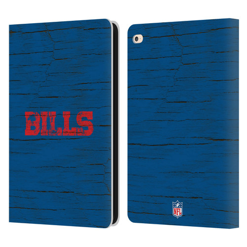 NFL Buffalo Bills Logo Distressed Look Leather Book Wallet Case Cover For Apple iPad Air 2 (2014)