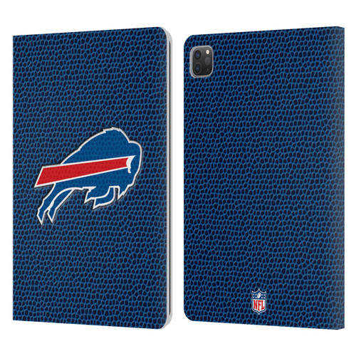 NFL Buffalo Bills Logo Football Leather Book Wallet Case Cover For Apple iPad Pro 11 2020 / 2021 / 2022