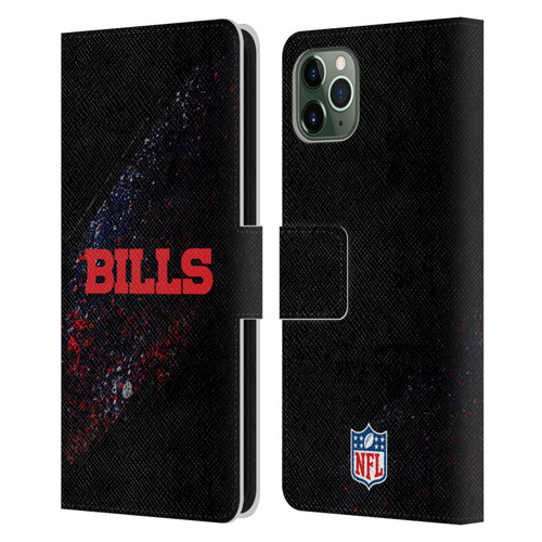 NFL Buffalo Bills Logo Blur Leather Book Wallet Case Cover For Apple iPhone 11 Pro Max