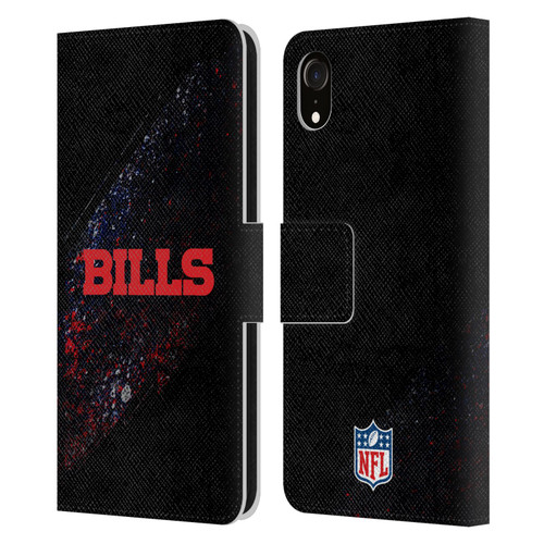 NFL Buffalo Bills Logo Blur Leather Book Wallet Case Cover For Apple iPhone XR