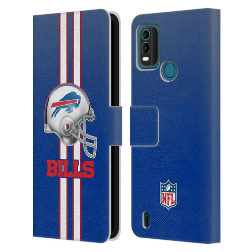 NFL Buffalo Bills Logo Helmet Leather Book Wallet Case Cover For Nokia G11 Plus