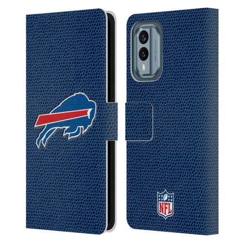 NFL Buffalo Bills Logo Football Leather Book Wallet Case Cover For Nokia X30
