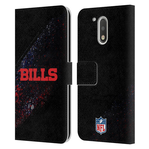 NFL Buffalo Bills Logo Blur Leather Book Wallet Case Cover For Motorola Moto G41