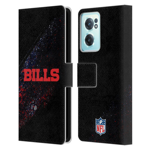NFL Buffalo Bills Logo Blur Leather Book Wallet Case Cover For OnePlus Nord CE 2 5G