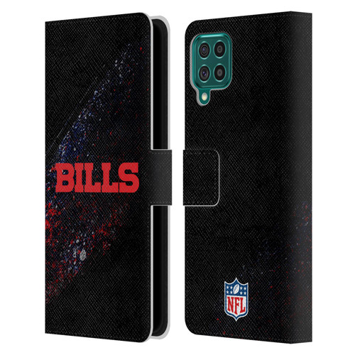 NFL Buffalo Bills Logo Blur Leather Book Wallet Case Cover For Samsung Galaxy F62 (2021)