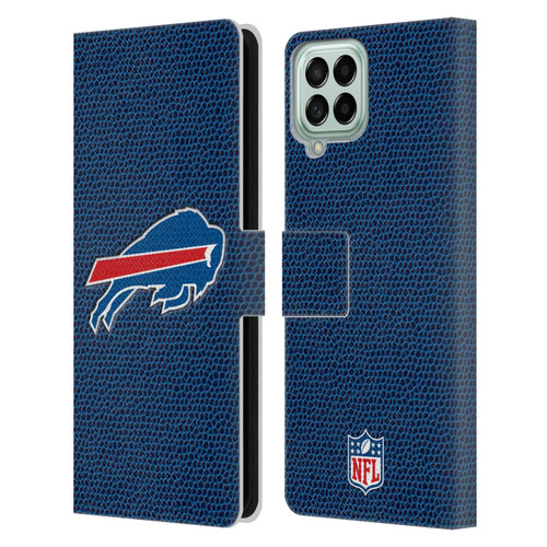 NFL Buffalo Bills Logo Football Leather Book Wallet Case Cover For Samsung Galaxy M53 (2022)