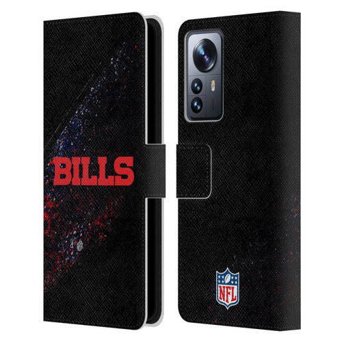 NFL Buffalo Bills Logo Blur Leather Book Wallet Case Cover For Xiaomi 12 Pro