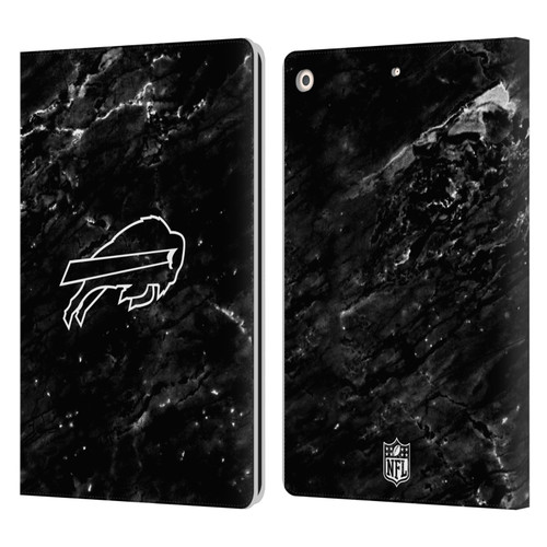 NFL Buffalo Bills Artwork Marble Leather Book Wallet Case Cover For Apple iPad 10.2 2019/2020/2021