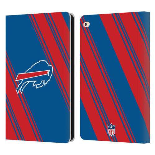 NFL Buffalo Bills Artwork Stripes Leather Book Wallet Case Cover For Apple iPad Air 2 (2014)