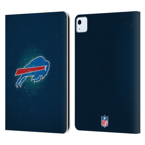 NFL Buffalo Bills Artwork LED Leather Book Wallet Case Cover For Apple iPad Air 2020 / 2022