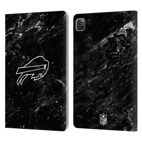 NFL Buffalo Bills Artwork Marble Leather Book Wallet Case Cover For Apple iPad Pro 11 2020 / 2021 / 2022
