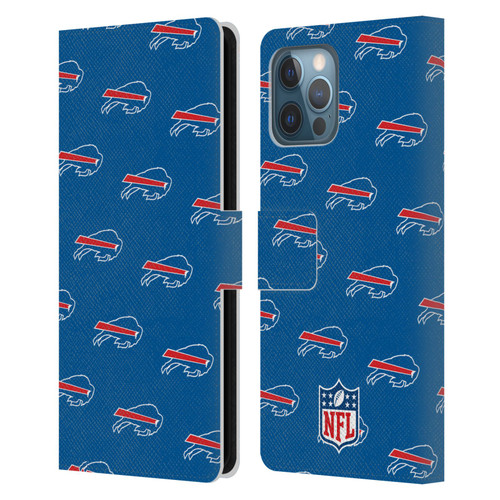 NFL Buffalo Bills Artwork Patterns Leather Book Wallet Case Cover For Apple iPhone 12 Pro Max