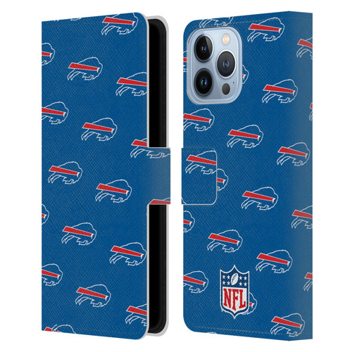 NFL Buffalo Bills Artwork Patterns Leather Book Wallet Case Cover For Apple iPhone 13 Pro Max