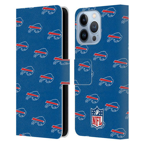 NFL Buffalo Bills Artwork Patterns Leather Book Wallet Case Cover For Apple iPhone 13 Pro