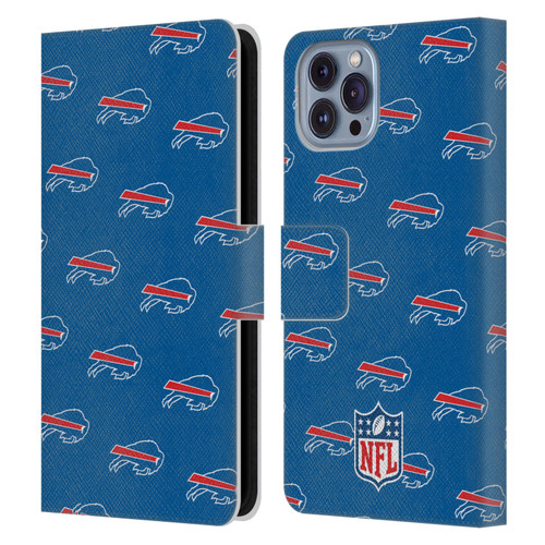 NFL Buffalo Bills Artwork Patterns Leather Book Wallet Case Cover For Apple iPhone 14
