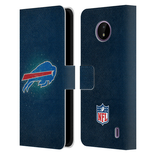NFL Buffalo Bills Artwork LED Leather Book Wallet Case Cover For Nokia C10 / C20