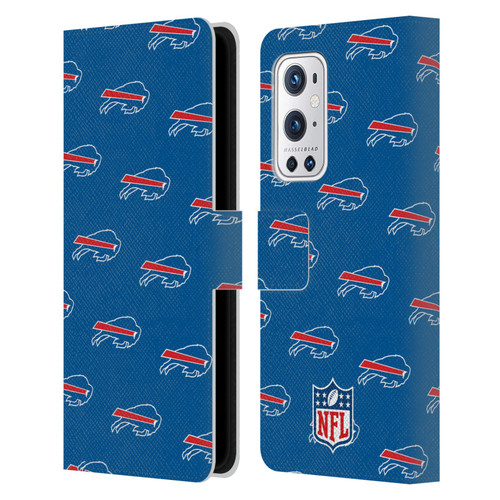 NFL Buffalo Bills Artwork Patterns Leather Book Wallet Case Cover For OnePlus 9 Pro