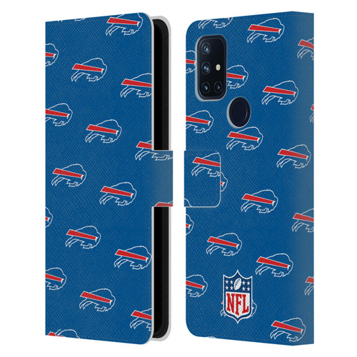 NFL Buffalo Bills Artwork Patterns Leather Book Wallet Case Cover For OnePlus Nord N10 5G