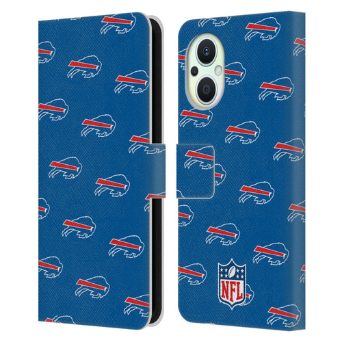 NFL Buffalo Bills Artwork Patterns Leather Book Wallet Case Cover For OPPO Reno8 Lite