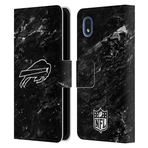 NFL Buffalo Bills Artwork Marble Leather Book Wallet Case Cover For Samsung Galaxy A01 Core (2020)