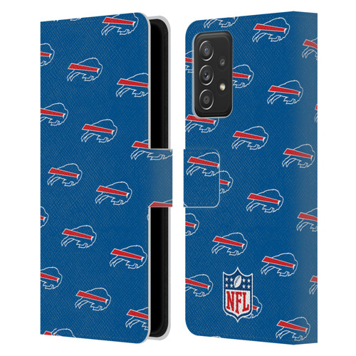NFL Buffalo Bills Artwork Patterns Leather Book Wallet Case Cover For Samsung Galaxy A53 5G (2022)