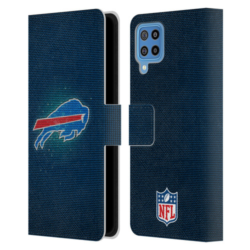 NFL Buffalo Bills Artwork LED Leather Book Wallet Case Cover For Samsung Galaxy F22 (2021)