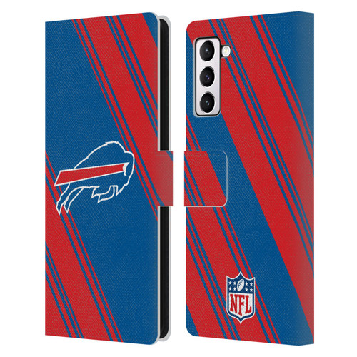 NFL Buffalo Bills Artwork Stripes Leather Book Wallet Case Cover For Samsung Galaxy S21+ 5G NFL Buffalo Bills Artwork Stripes Leather Book Wallet Case Cover For Samsung Galaxy S21+ 5G