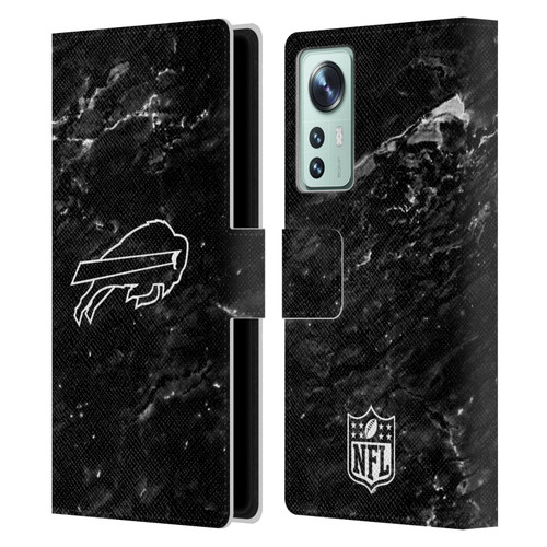 NFL Buffalo Bills Artwork Marble Leather Book Wallet Case Cover For Xiaomi 12