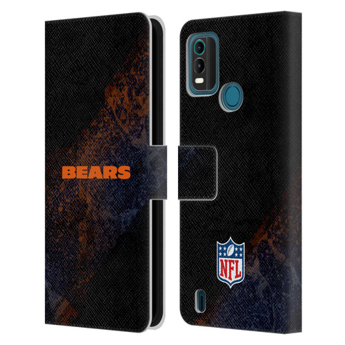NFL Chicago Bears Logo Blur Leather Book Wallet Case Cover For Nokia G11 Plus