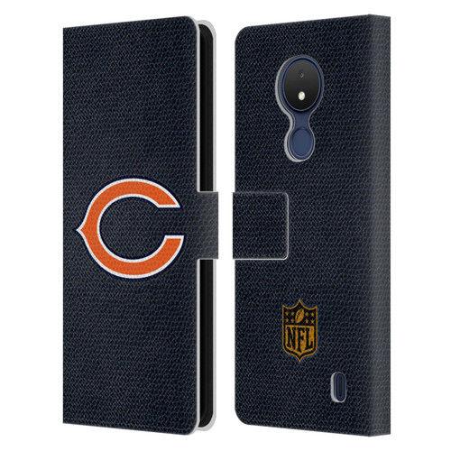 NFL Chicago Bears Logo Football Leather Book Wallet Case Cover For Nokia C21