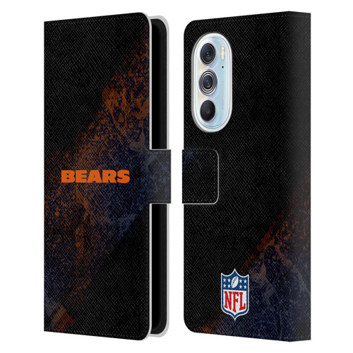 NFL Chicago Bears Logo Blur Leather Book Wallet Case Cover For Motorola Edge X30