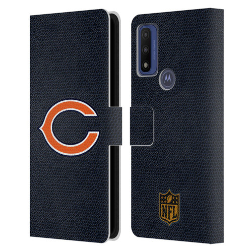 NFL Chicago Bears Logo Football Leather Book Wallet Case Cover For Motorola G Pure