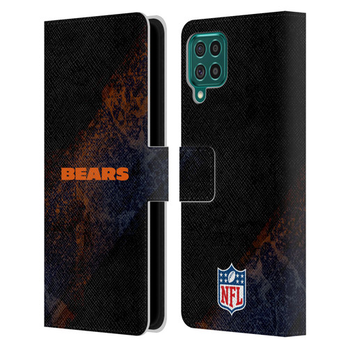 NFL Chicago Bears Logo Blur Leather Book Wallet Case Cover For Samsung Galaxy F62 (2021)