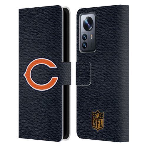NFL Chicago Bears Logo Football Leather Book Wallet Case Cover For Xiaomi 12 Pro