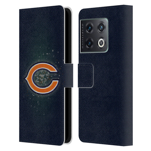NFL Chicago Bears Artwork LED Leather Book Wallet Case Cover For OnePlus 10 Pro