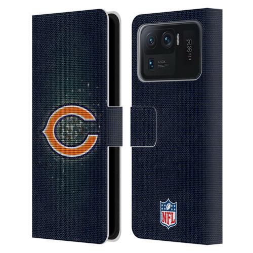 NFL Chicago Bears Artwork LED Leather Book Wallet Case Cover For Xiaomi Mi 11 Ultra