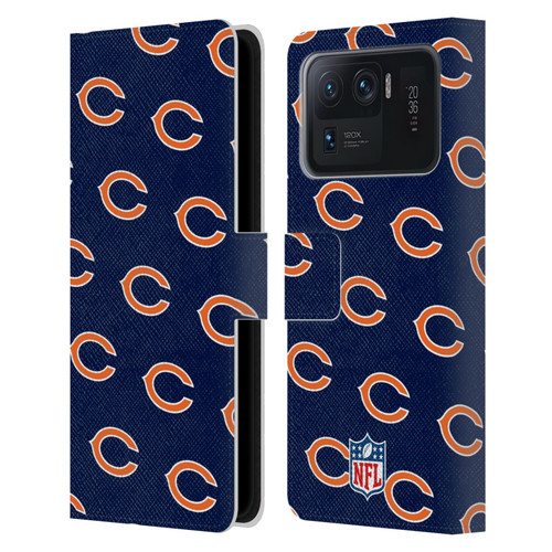 NFL Chicago Bears Artwork Patterns Leather Book Wallet Case Cover For Xiaomi Mi 11 Ultra