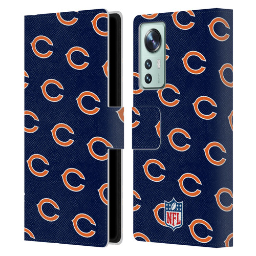 NFL Chicago Bears Artwork Patterns Leather Book Wallet Case Cover For Xiaomi 12