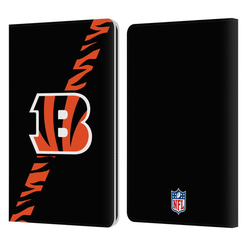 NFL Cincinnati Bengals Logo Stripes Leather Book Wallet Case Cover For Amazon Kindle Paperwhite 1 / 2 / 3 NFL Cincinnati Bengals Logo Stripes Leather Book Wallet Case Cover For Amazon Kindle Paperwhite 1 / 2 / 3