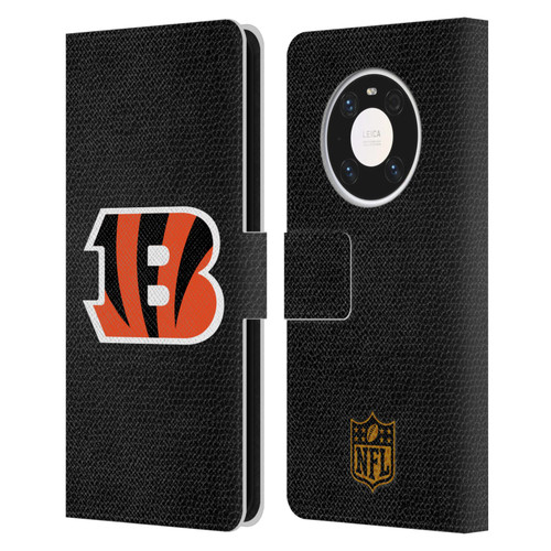 NFL Cincinnati Bengals Logo Football Leather Book Wallet Case Cover For Huawei Mate 40 Pro 5G