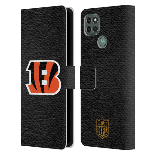 NFL Cincinnati Bengals Logo Football Leather Book Wallet Case Cover For Motorola Moto G9 Power