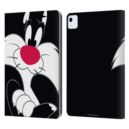 Looney Tunes Characters Sylvester The Cat Leather Book Wallet Case Cover For Apple iPad Air 2020 / 2022