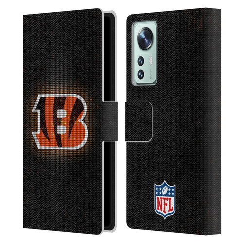 NFL Cincinnati Bengals Artwork LED Leather Book Wallet Case Cover For Xiaomi 12