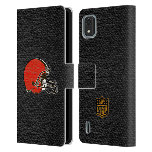 NFL Cleveland Browns Logo Football Leather Book Wallet Case Cover For Nokia C2 2nd Edition