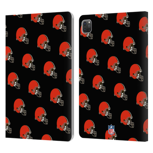 NFL Cleveland Browns Artwork Patterns Leather Book Wallet Case Cover For Apple iPad Pro 11 2020 / 2021 / 2022