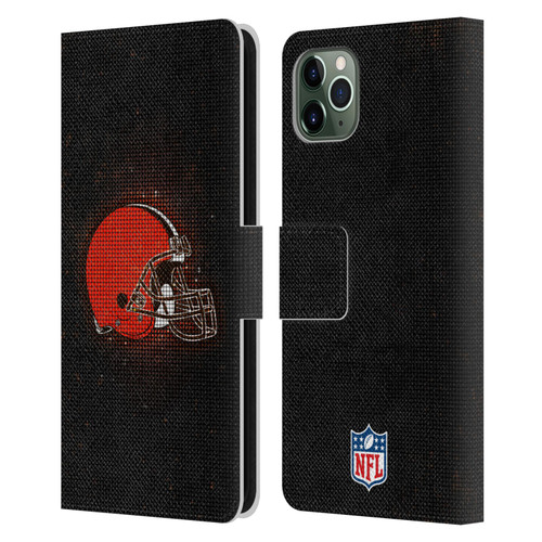 NFL Cleveland Browns Artwork LED Leather Book Wallet Case Cover For Apple iPhone 11 Pro Max