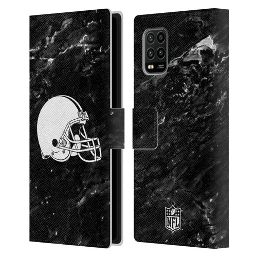 NFL Cleveland Browns Artwork Marble Leather Book Wallet Case Cover For Xiaomi Mi 10 Lite 5G
